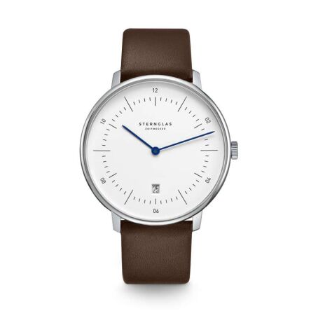 Zegarek Sternglas Naos XL white, 42 mm