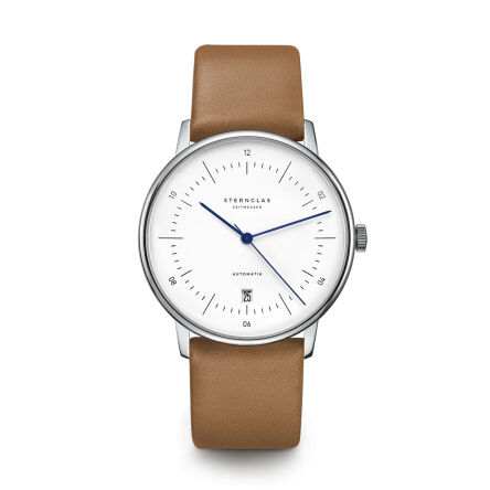 Zegarek Sternglas Naos Automatik white, 38 mm WYP