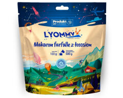 LYOMMY Makaron farfalle z łososiem 500g
