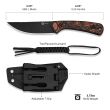 Nóż Civivi Carveth Fixed AEB-L Orange & Black G10 - 18