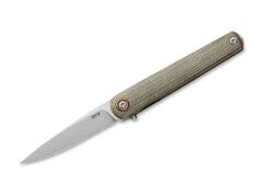 Nóż MKM Flame Light Drop Point Micarta Green