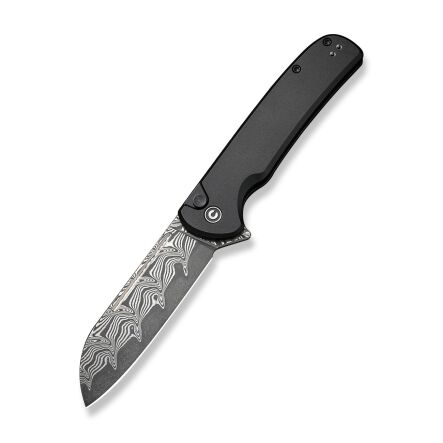 Nóż CIVIVI Chevalier II Aluminum Black Damascus