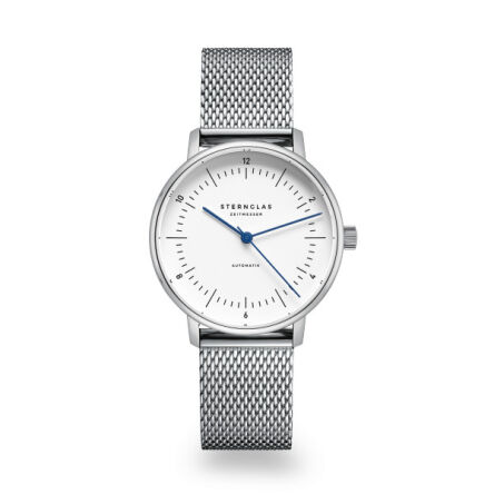 Zegarek Sternglas Naos XS Automatik white, 33mm