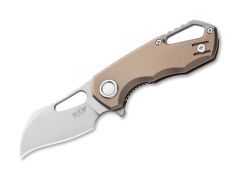 Nóż MKM Isonzo M390 Hawkbill Titanium Bronze