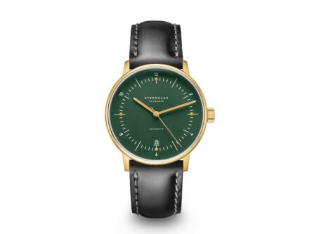 Zegarek Sternglas Naos Automatik green gold, 38 mm