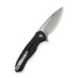 Nóż CIVIVI Button Lock Kitefin Black Alu 14C28N - 2