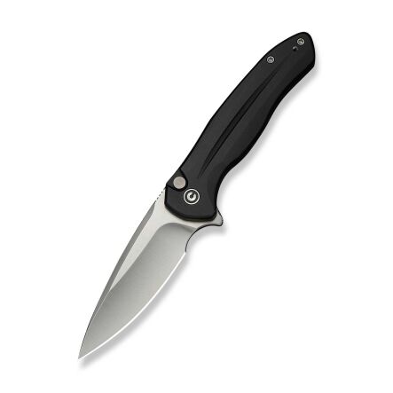 Nóż CIVIVI Button Lock Kitefin Black Alu 14C28N